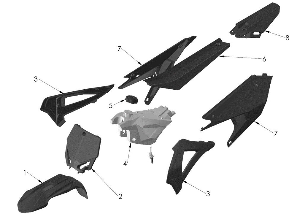 GRAPHIC KIT. GRAPHICS KIT - 2023 - CX65