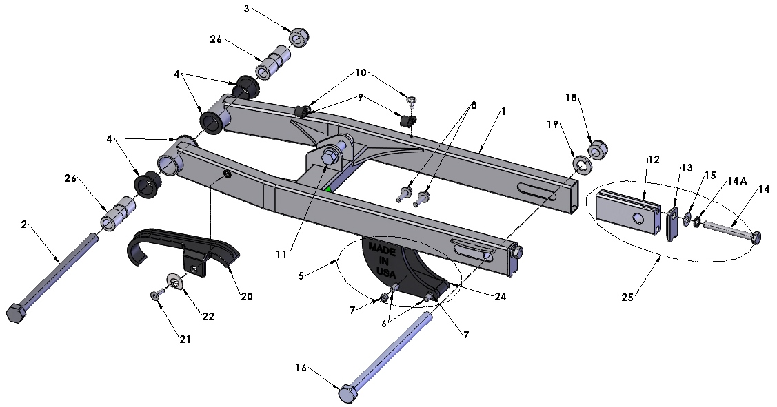 SWINGARM BUSHING 1-INDIVIDUAL