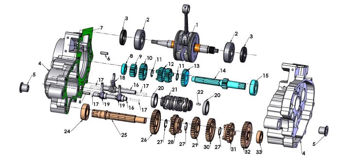 SPRING - SHIFTER ROD