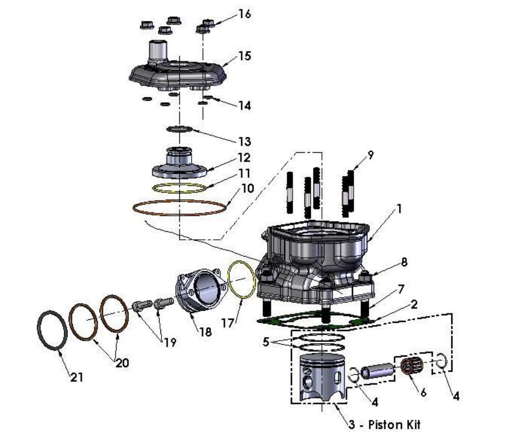 ENGINE. ENGINE - 2022 CX65 PV