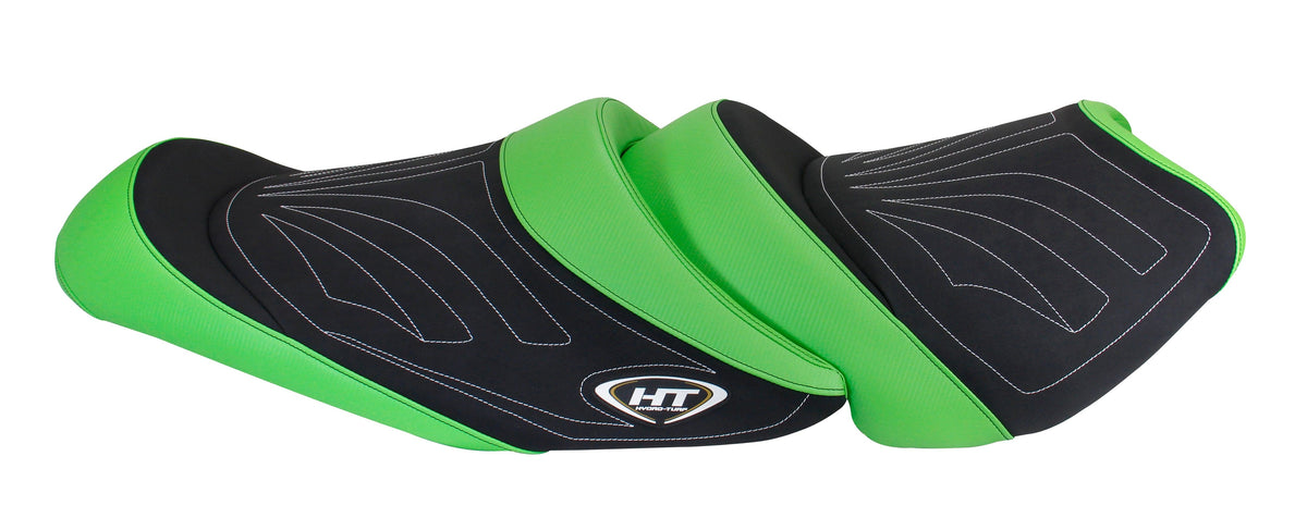 Hydro-Turf Premier Seat Cover for Kawasaki STX 160LX (Lime Green/ Black)