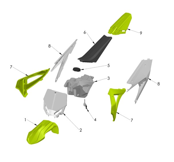 GRAPHICS. GRAPHICS KIT - 2025 FACTORY WORKS EDITION